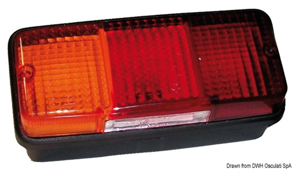 Fanale posteriore SX 4 funzioni 3 lampadine 02.021.02