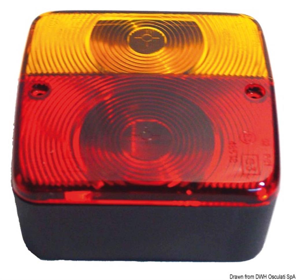 Fanale posteriore DX 3 funzioni 2 lampadine 02.021.05