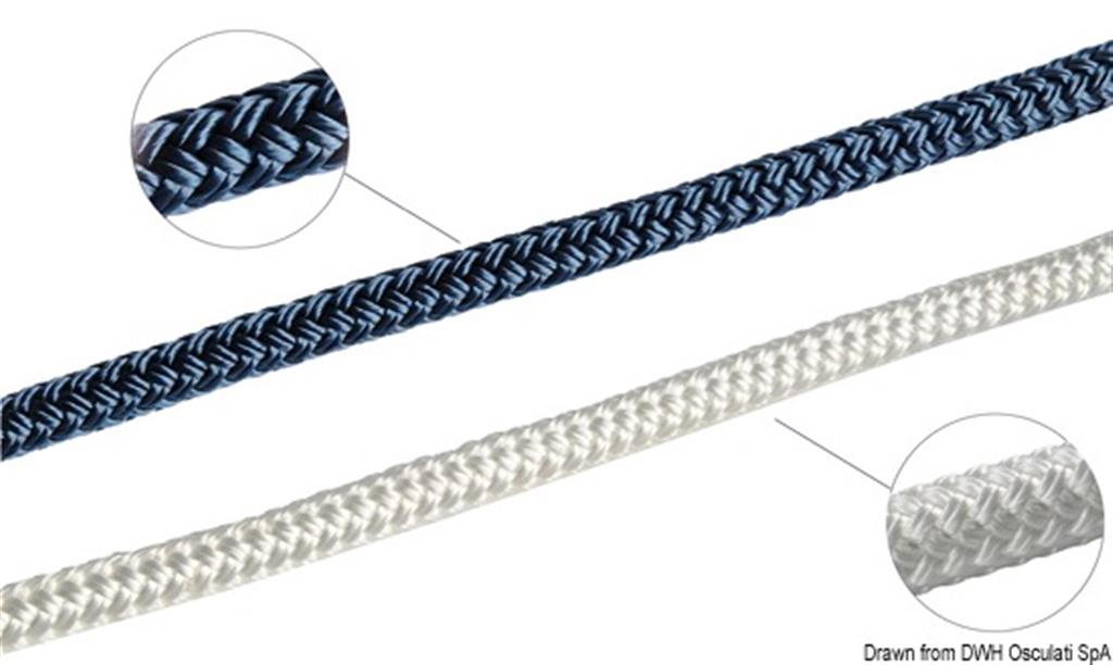 Doppia treccia bianca mm 10 06.467.10
