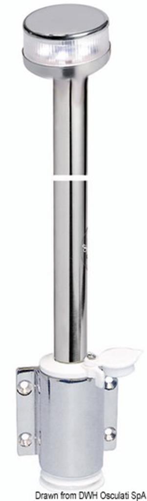 Asta Evoled 360° a parete inox cm 100 11.039.61