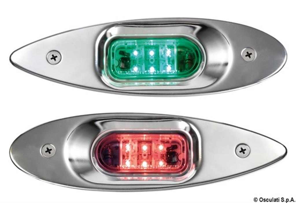 Luci di via Evoled Eye a LED a basso consumo in acciaio inox lucidato a specchio per fissaggio ad incasso a murata 11.043.24