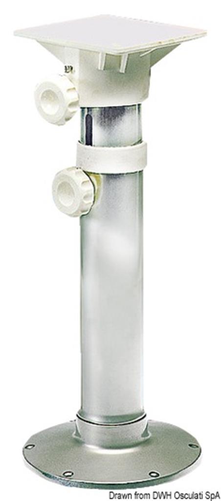 Supporto sedile inox con altezza regolabile 48.670.00