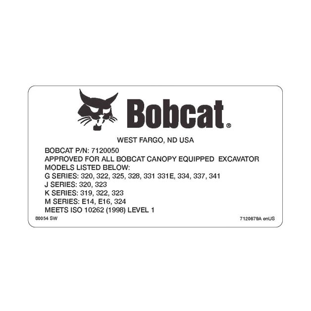 ETICHETTA Special Applications Kit CANOPY, 7120679