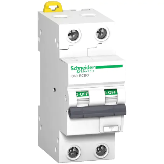 iC60H RCBO 2P 16A 30mA C 10000A SI – A9D27216