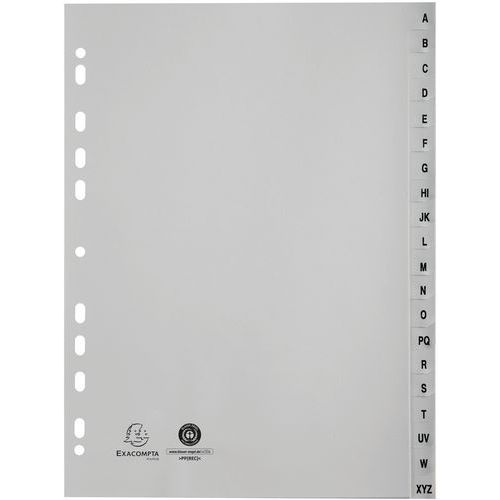 Intercalare stampato alfabetico – Exacompta