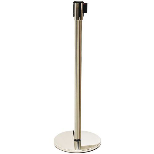 Paletto cromato con nastro – 2 m – Manutan Expert