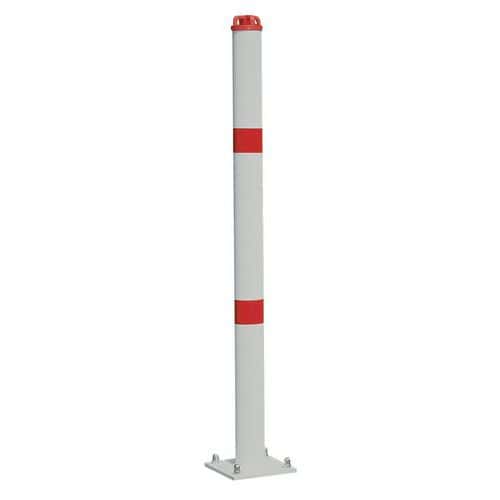 Paletto con catena con anelli – Alluminio – Su base