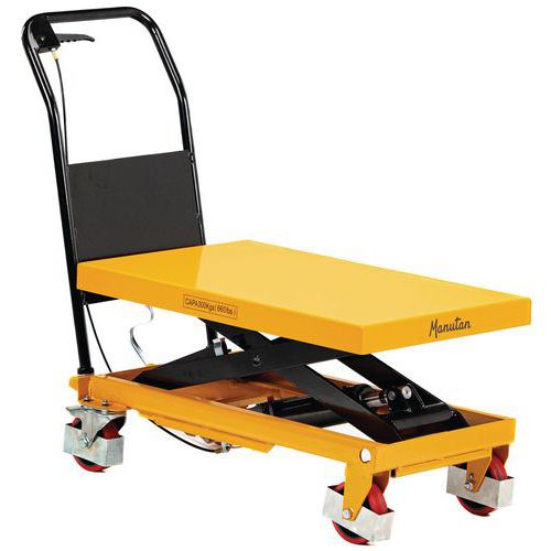 Tavola elevatrice mobile – Portata 300 kg – Manutan Expert