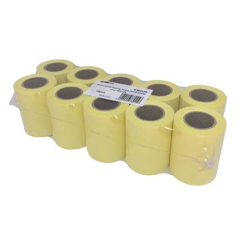 Ricarica di foglietti memo riposizionabili gialli Brix – 60 mm x 10 m – Elami
