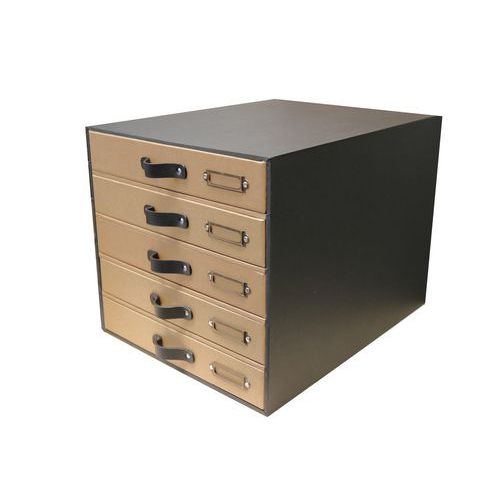 Modulo per classificazione a 5 cassetti A4+ Savana kraft – Oxford