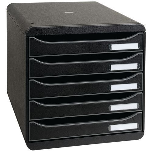 Modulo per classificazione Big Box Plus nero 5 cassetti – Exacompta