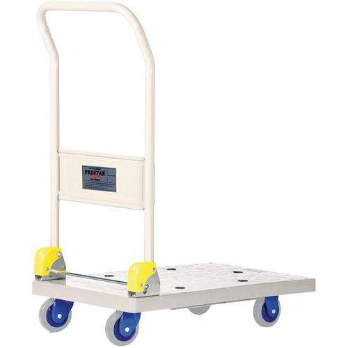 Carrello in plastica con sponda ribaltabile – Portata 150 kg