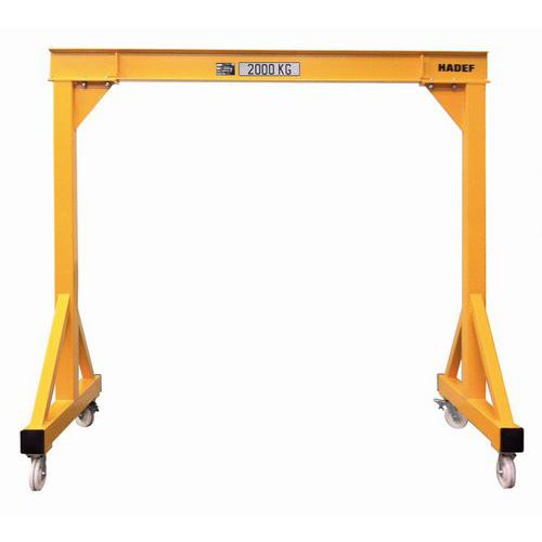 Gru portale alt 3 m port 3 m 500Kg + paranco elettr 62/05R