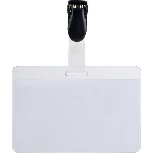 Lotto di 50 badge visitatore – Clip – Pavo