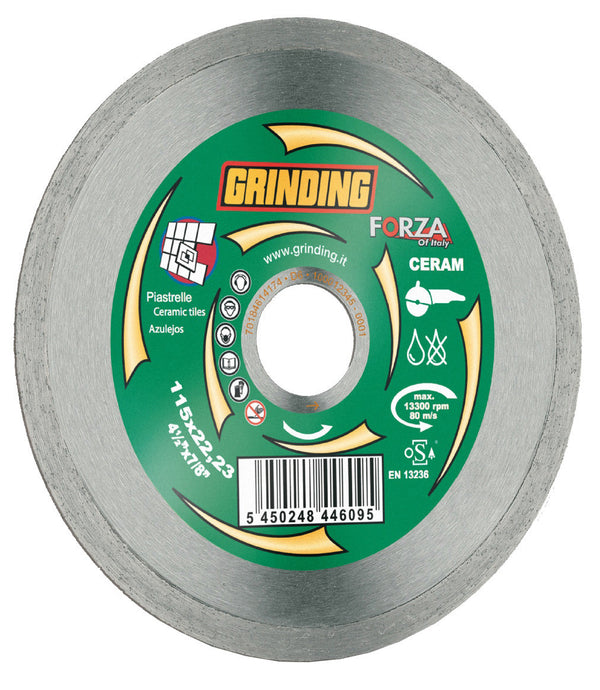 disco diamantato continuo grinding ceramica 115mm