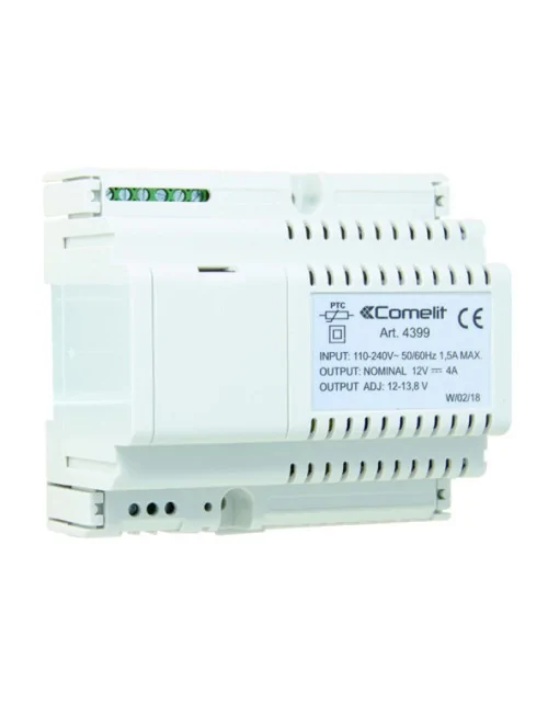 Alimentatore Comelit 12VDC 4A massimo ingresso 110/240VAC