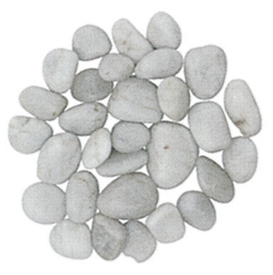 ciottoli giardino levigati bianco 10kg