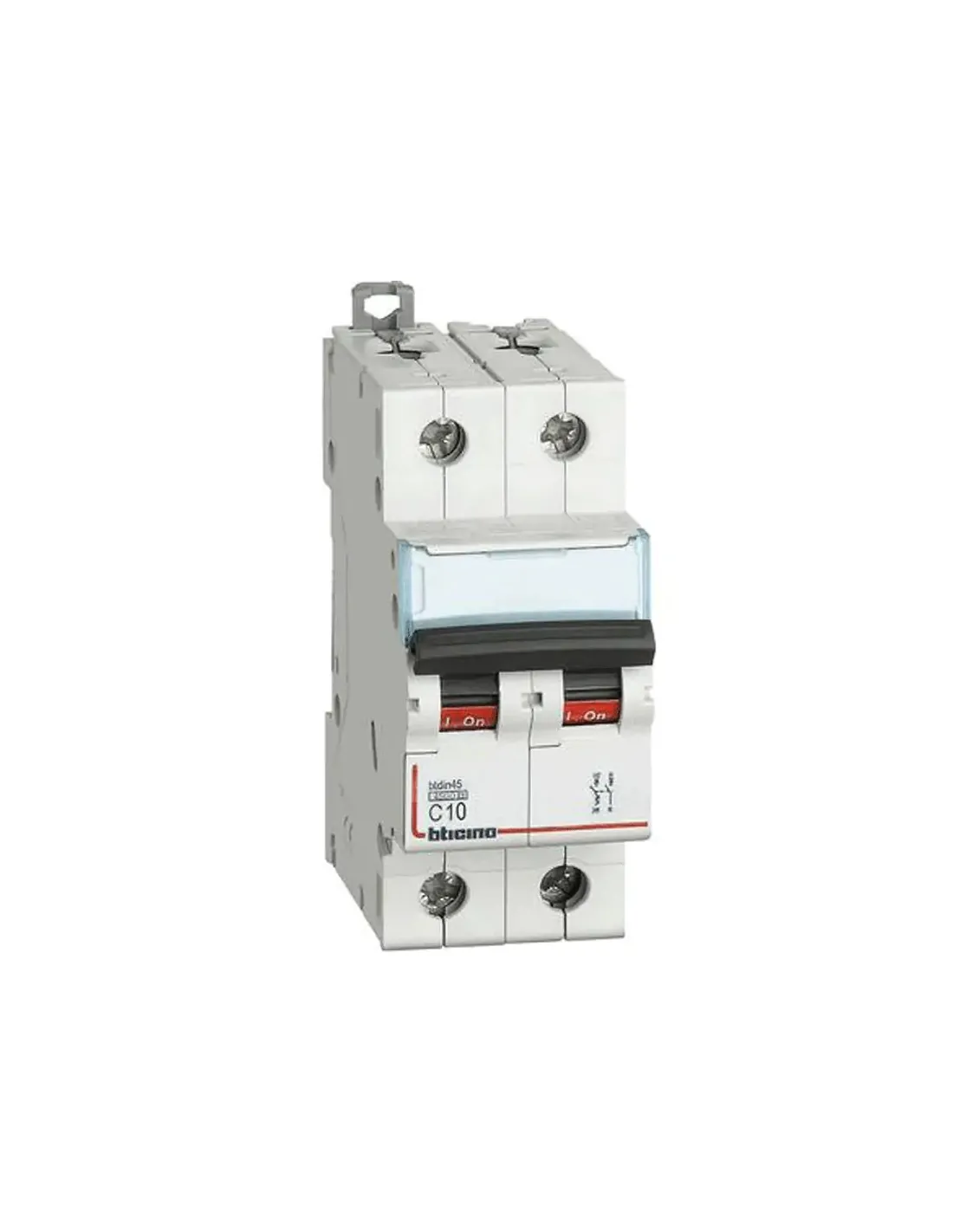 Interruttore Bticino magnetotermico 1P+N 10A 2 moduli FA81NC10
