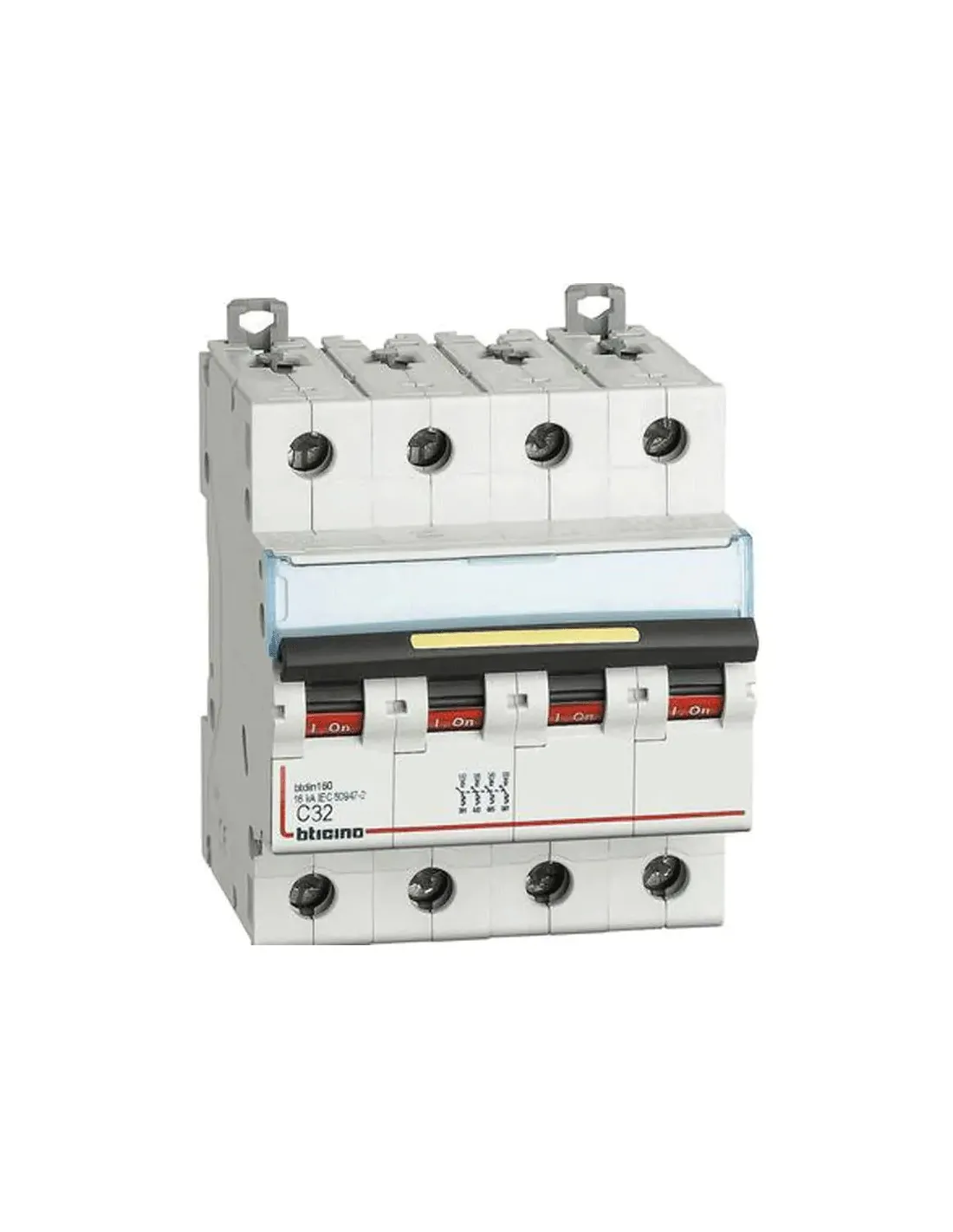 Bticino interruttore magnetotermico 4P C 32A 16kA 4 moduli FT84C32