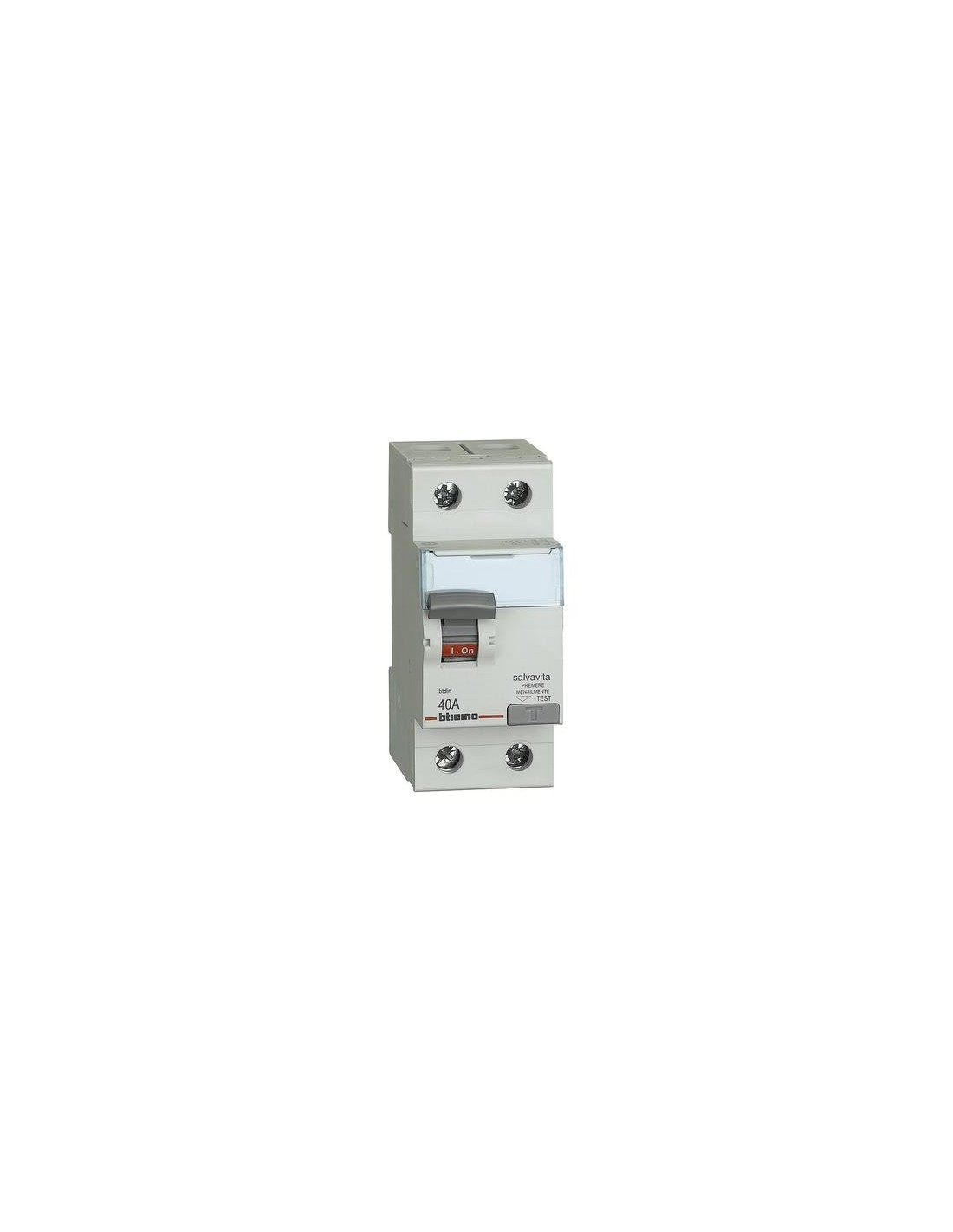 BTicino G725AS40 Btdin – differenziale A-S 2P 40A 500mA