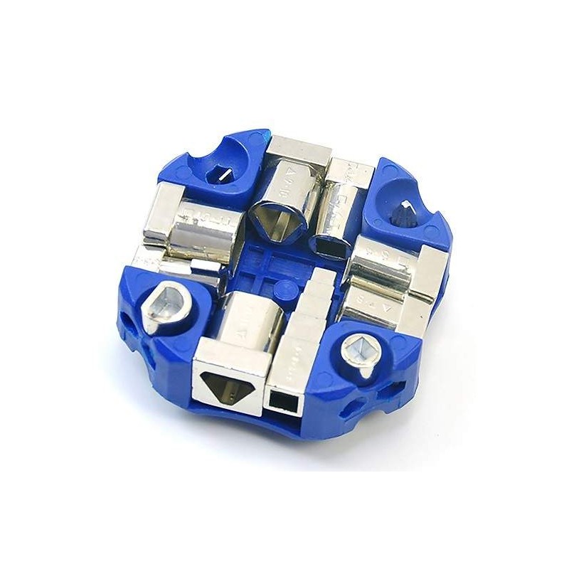 Chiave universale professionale per sportelli acqua luce e gas Tecom CU002P