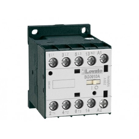 Contattore 3p+1no 9a 230v ac3