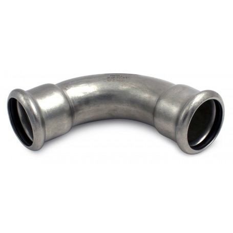 Curva 90° ff ø 22 inoxpres – short radius