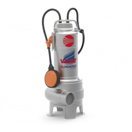 Elettropompa pedrollo vortex vx10/50-st v.380 – pompa sommergibile per  acque luride