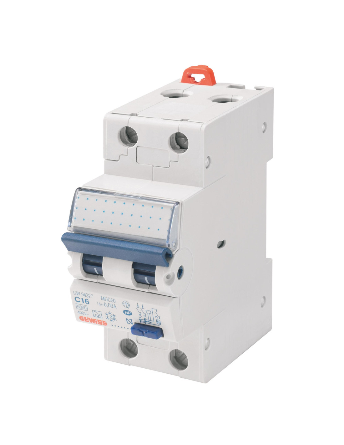Gewiss GW95028 – magnetotermico differenziale AC 2P 20A 30mA