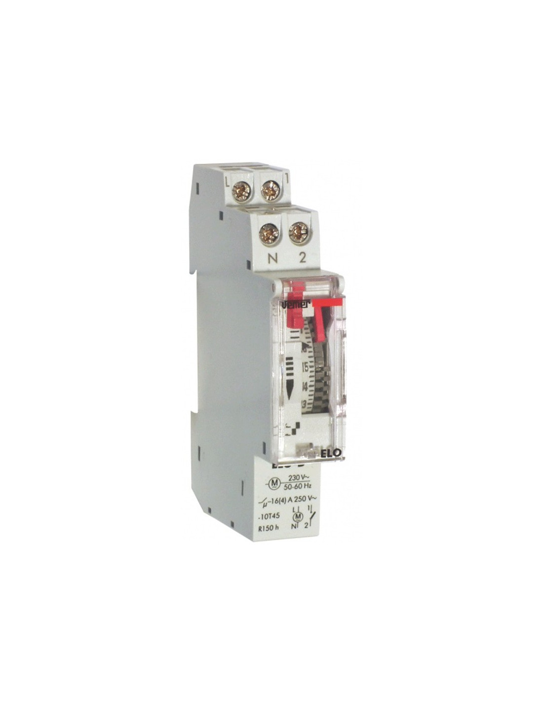 Interruttore orario elettromeccanico Vemer ELO-D 1 modulo DIN VP877500