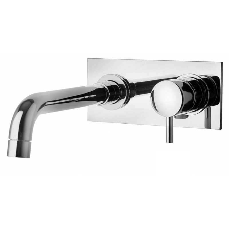 Miscelatore lavabo incasso a parete con piastra Paini Cox 78CR208P