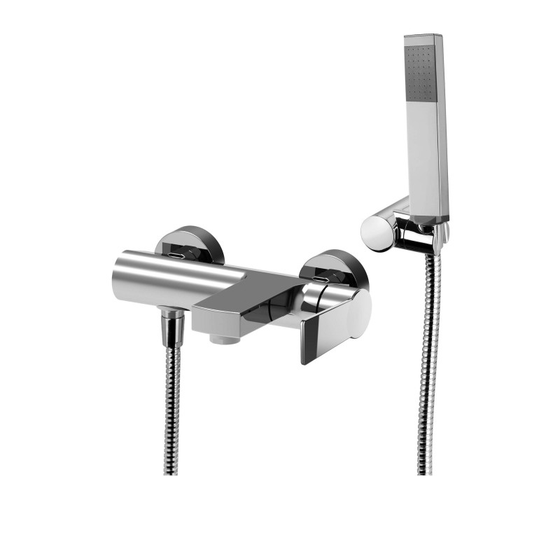 Miscelatore per vasca completo di set doccia colore cromo Paffoni Tango TA023CR