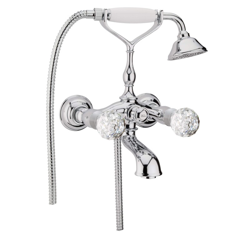 Miscelatore vasca esterno con set doccia Webert Viktoria D720100015