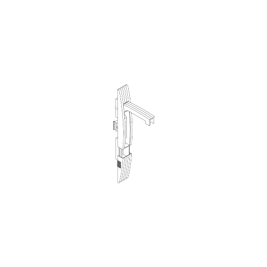 Maniglia standard di ricambio RAL 7035 – NSYEBMPLAG
