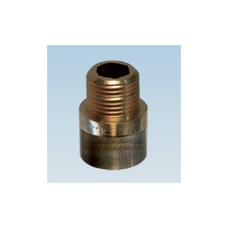 Prolunga bronzo mf 1/2″ x 25