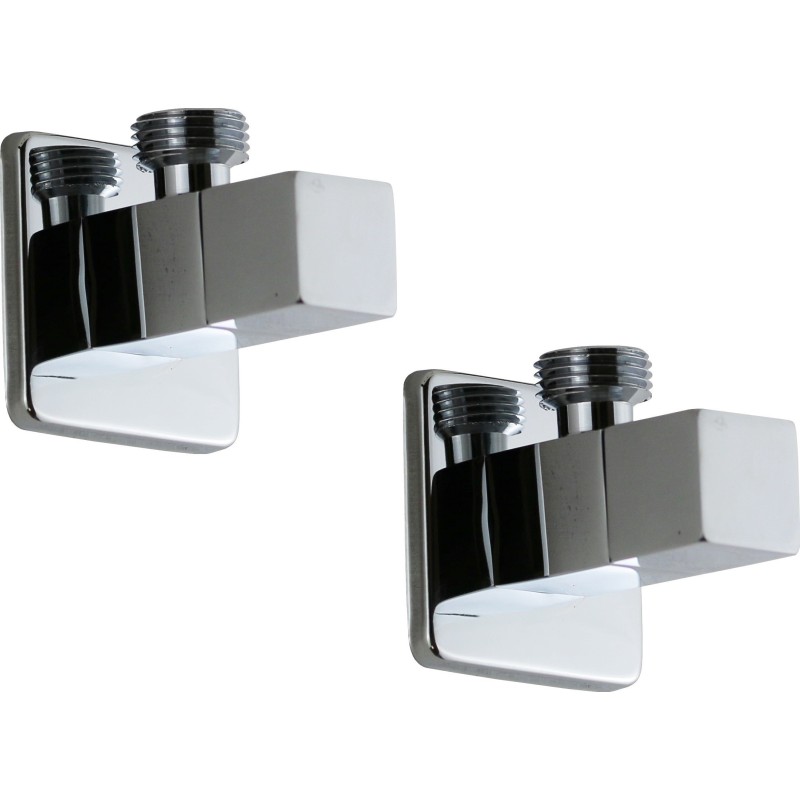 Rubinetti filtro sotto lavabo modello quadro in colore cromo Sphera