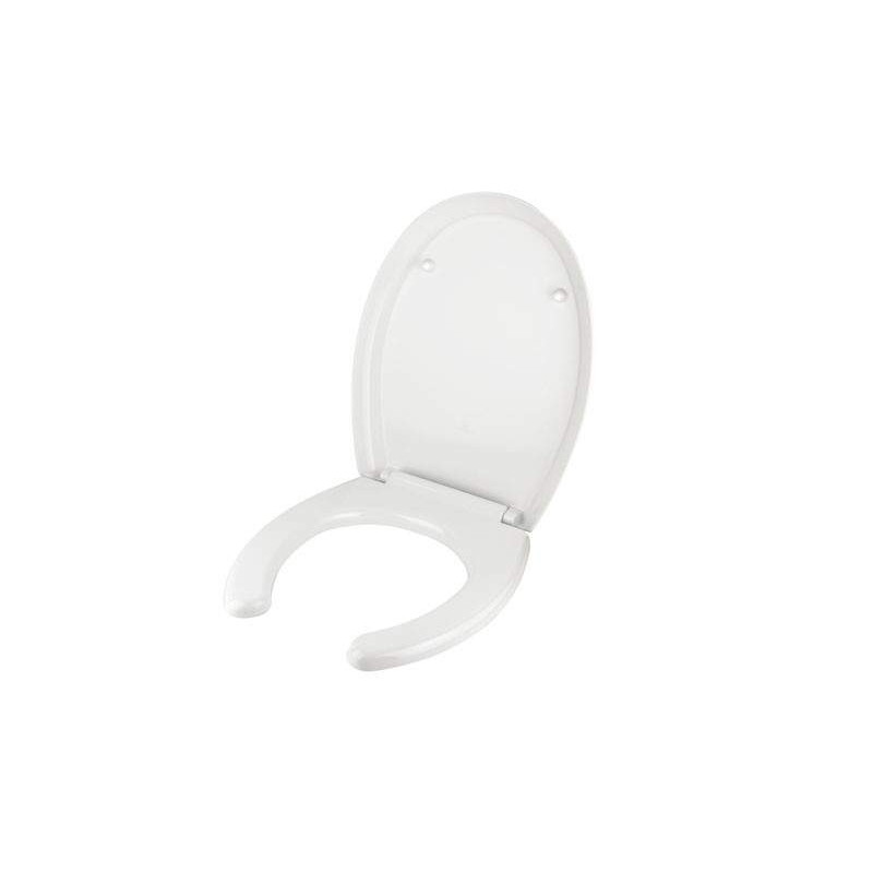 Sedile termoformato bianco con apertura frontale Idral Easy 11200/E
