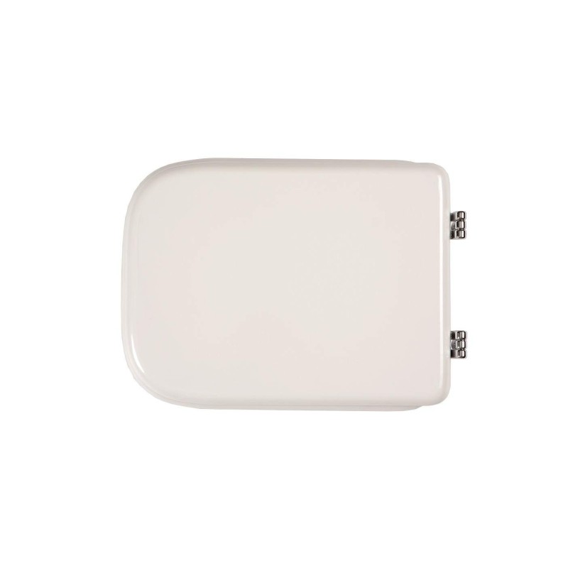 Sedile WC per serie Conca completo di cerniere Ercos BSOPE5