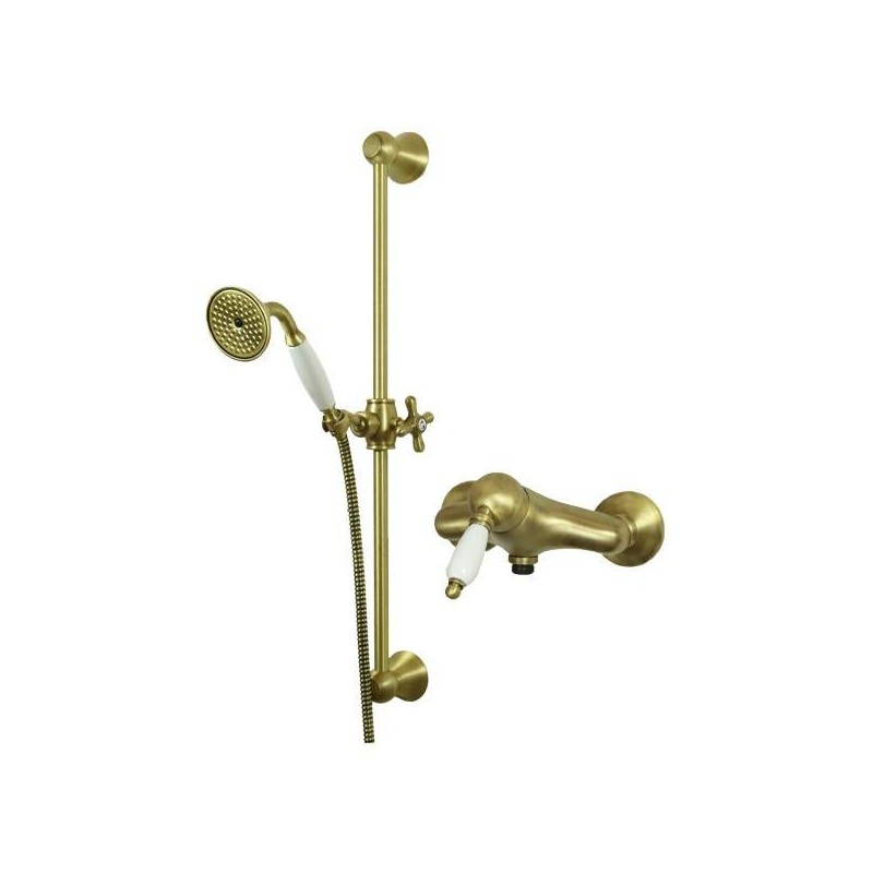 Set per doccia stile retrò in colore bronzo Gattoni Orta KT110/27VB.OLD