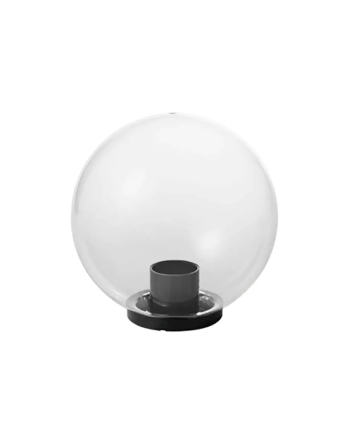 Sfera Mareco trasparente diametro 250 E27 per palo da 60mm 1080201T