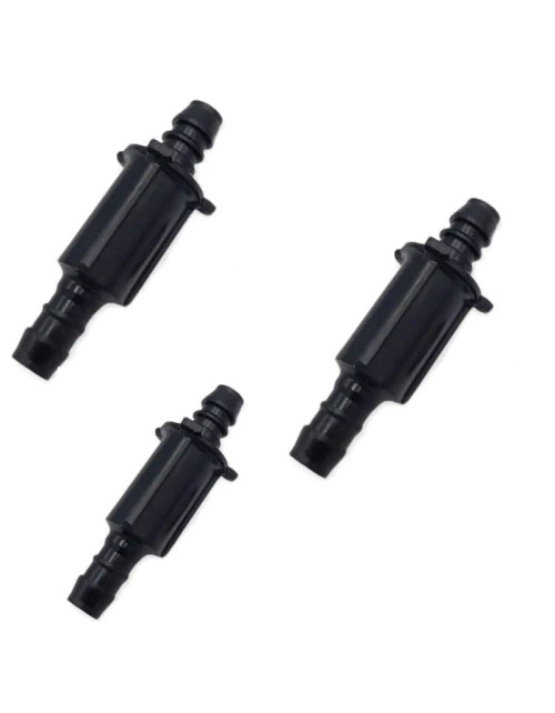 Valvola di ritenuta Sauermann per tubi diametro 10 mm 3/8 nero ACC00925