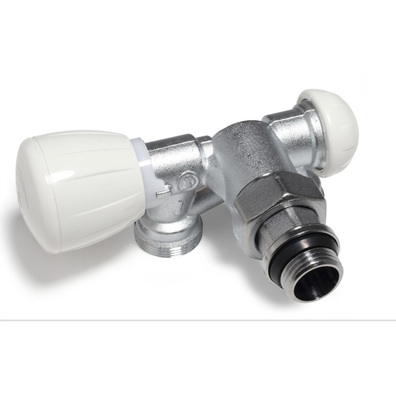 Valvola micrometrica termostatizzabile a squadra Giacomini R357M1