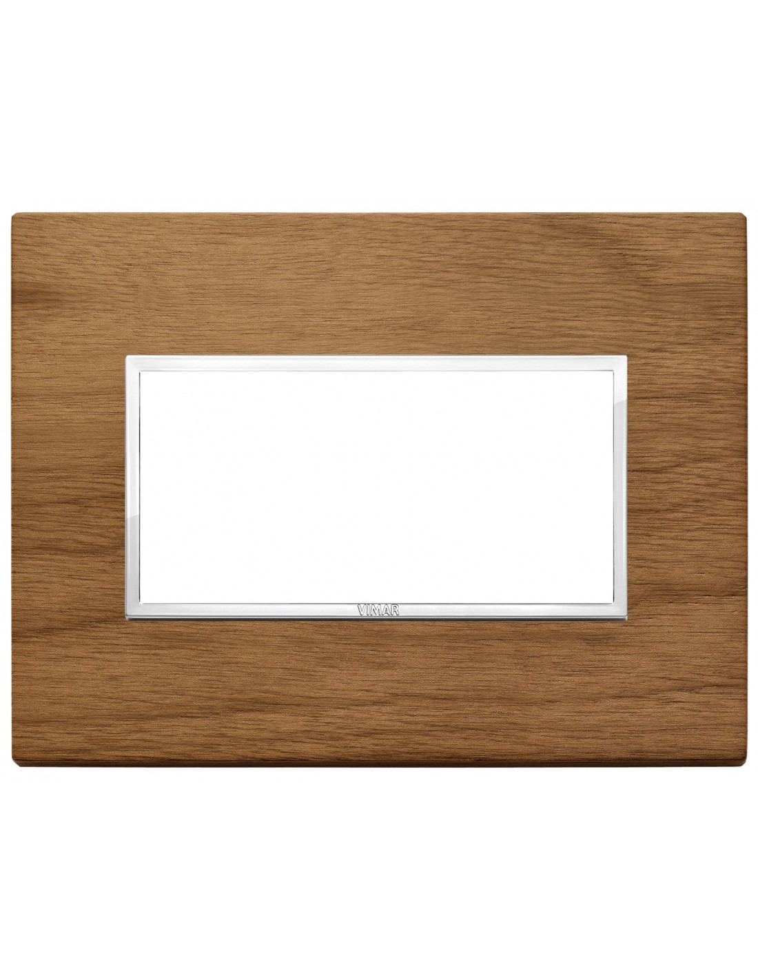 Vimar 21654.31 Eikon Evo – placca 4 moduli noce italiano