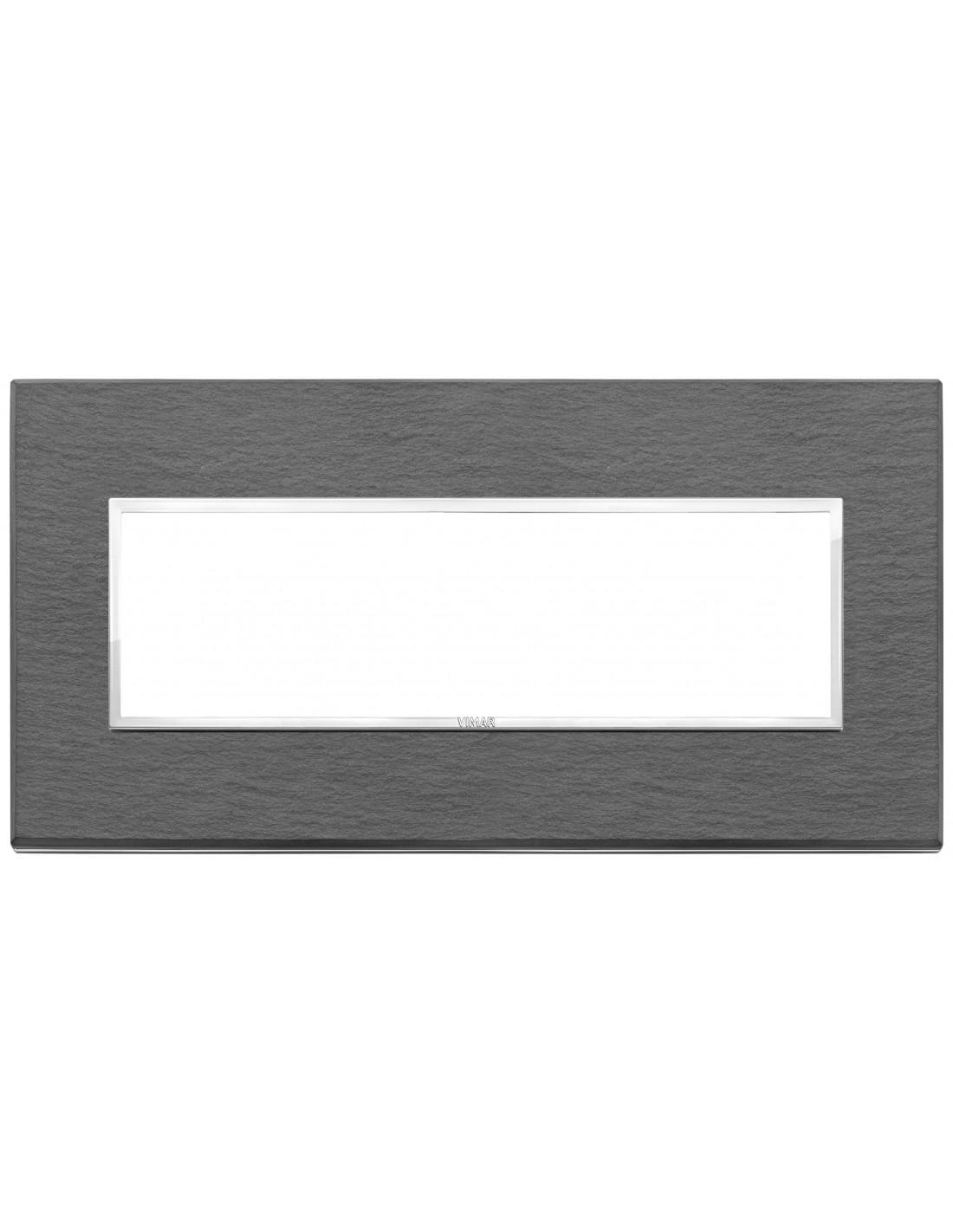 Vimar 21657.52 Eikon Evo – placca 7 moduli ardesia a spacco