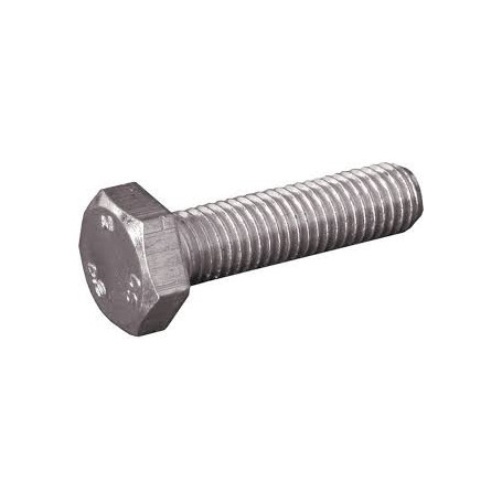 Vite 30×80 zincata interamente filettata uni5739