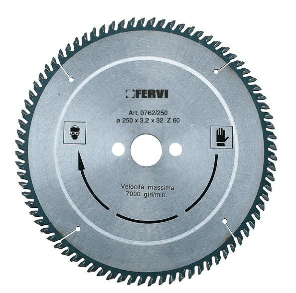 Fervi 0762/300 – Disco per alluminio e materiali plastici con riporto in metallo duro